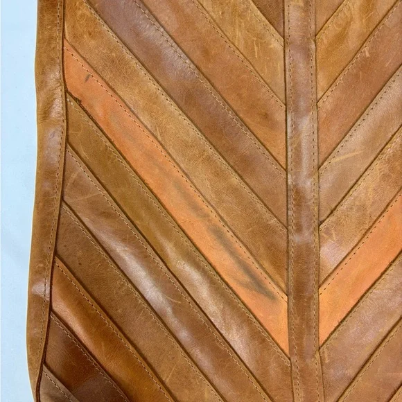 Raven+Lily Brown Leather Crossbody Bag Purse - Picture 4 of 8